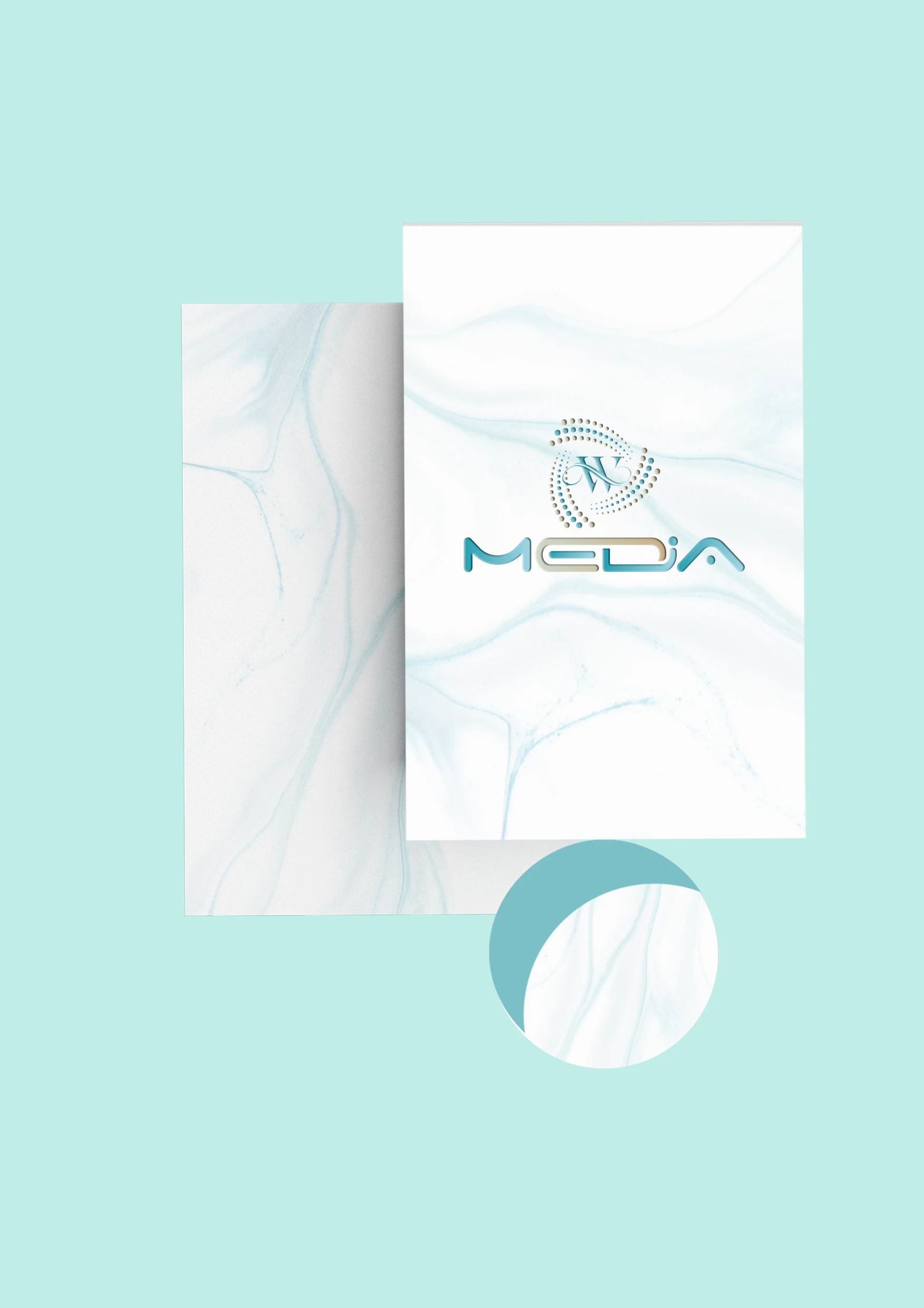Partieller UV-Lack – Flyer mit partiellem UV-Lackeffekt
